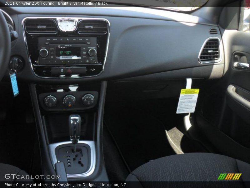 Bright Silver Metallic / Black 2011 Chrysler 200 Touring
