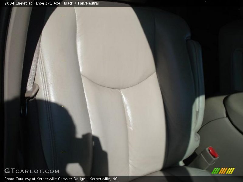 Black / Tan/Neutral 2004 Chevrolet Tahoe Z71 4x4