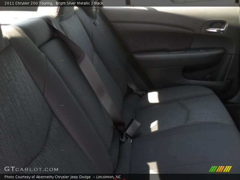 Bright Silver Metallic / Black 2011 Chrysler 200 Touring