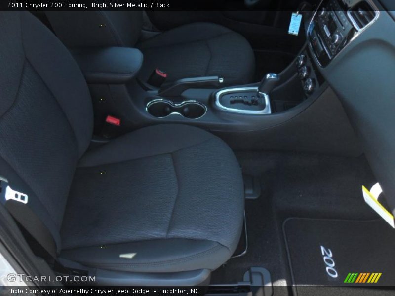 Bright Silver Metallic / Black 2011 Chrysler 200 Touring
