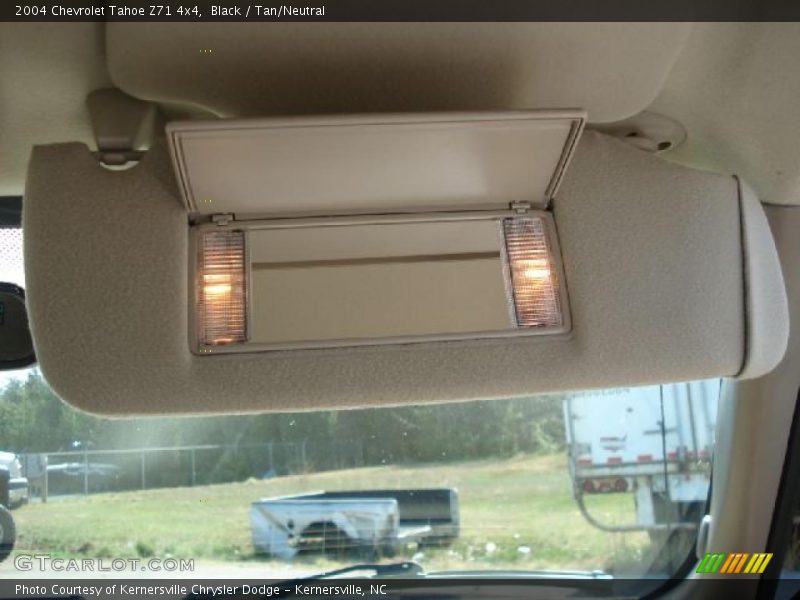 Black / Tan/Neutral 2004 Chevrolet Tahoe Z71 4x4