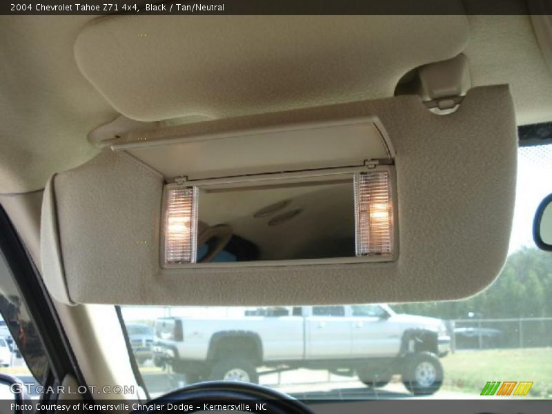 Black / Tan/Neutral 2004 Chevrolet Tahoe Z71 4x4