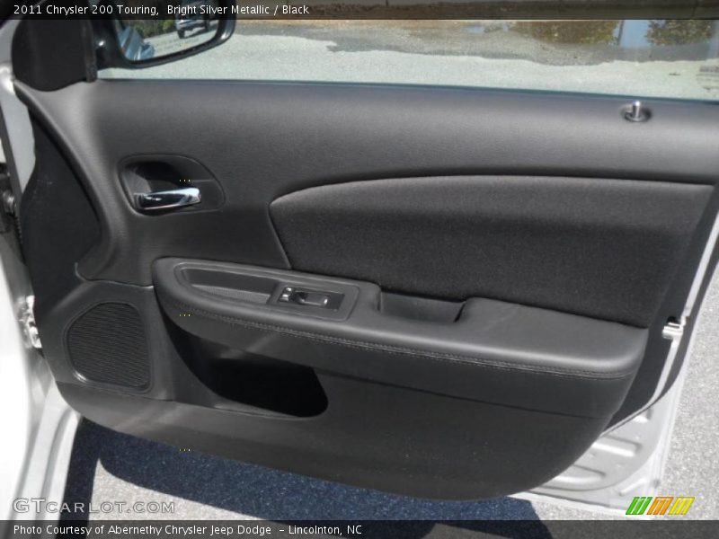 Bright Silver Metallic / Black 2011 Chrysler 200 Touring