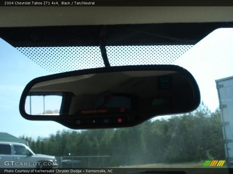 Black / Tan/Neutral 2004 Chevrolet Tahoe Z71 4x4