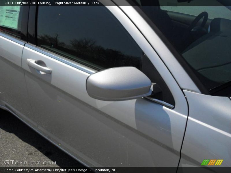 Bright Silver Metallic / Black 2011 Chrysler 200 Touring