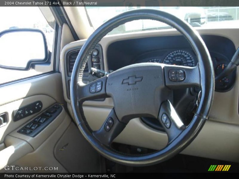 Black / Tan/Neutral 2004 Chevrolet Tahoe Z71 4x4