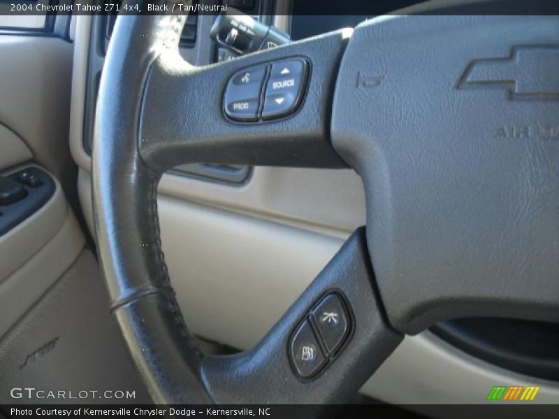 Black / Tan/Neutral 2004 Chevrolet Tahoe Z71 4x4