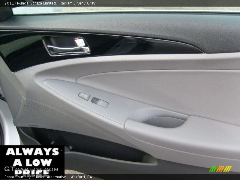Radiant Silver / Gray 2011 Hyundai Sonata Limited