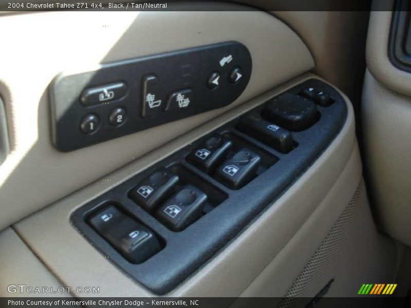 Black / Tan/Neutral 2004 Chevrolet Tahoe Z71 4x4