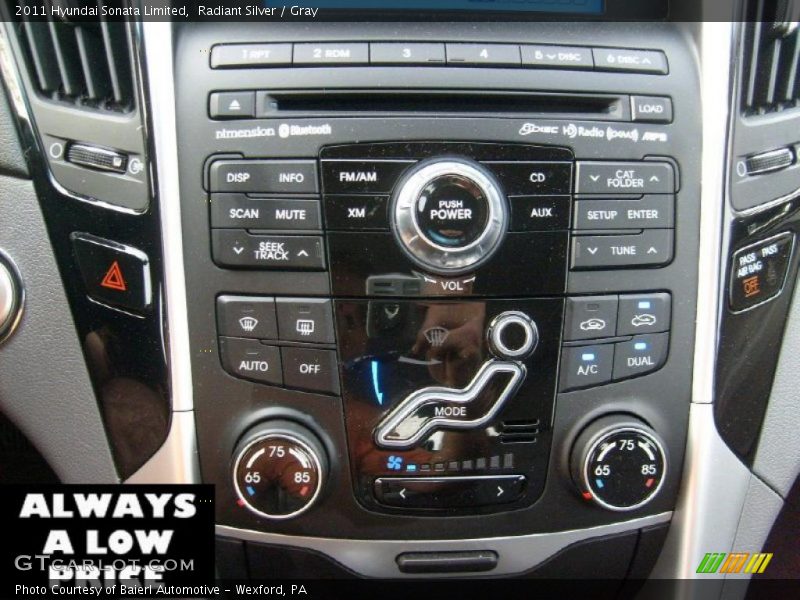 Radiant Silver / Gray 2011 Hyundai Sonata Limited