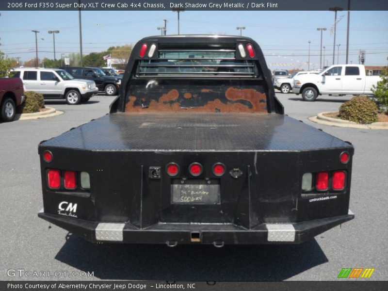Dark Shadow Grey Metallic / Dark Flint 2006 Ford F350 Super Duty XLT Crew Cab 4x4 Chassis