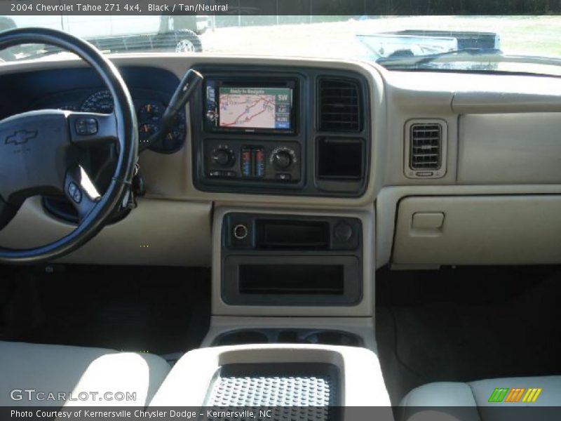 Black / Tan/Neutral 2004 Chevrolet Tahoe Z71 4x4