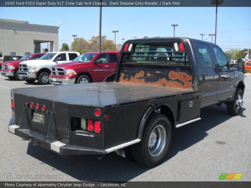 Dark Shadow Grey Metallic / Dark Flint 2006 Ford F350 Super Duty XLT Crew Cab 4x4 Chassis
