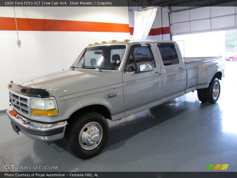  1993 F350 XLT Crew Cab 4x4 Silver Metallic