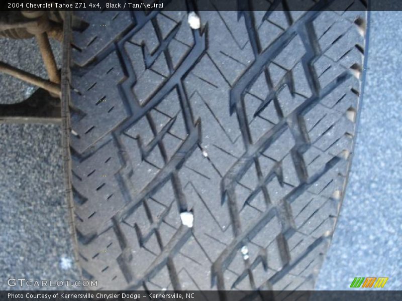 Black / Tan/Neutral 2004 Chevrolet Tahoe Z71 4x4