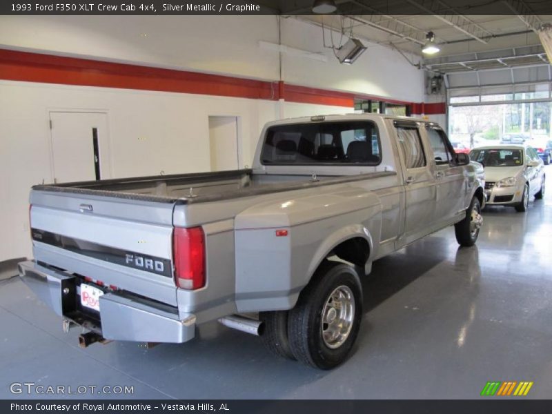 Silver Metallic / Graphite 1993 Ford F350 XLT Crew Cab 4x4