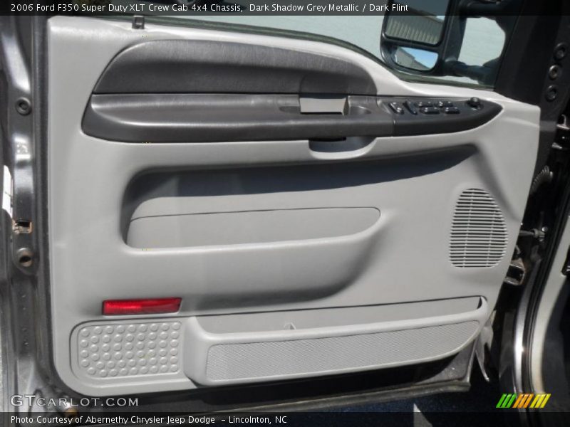 Dark Shadow Grey Metallic / Dark Flint 2006 Ford F350 Super Duty XLT Crew Cab 4x4 Chassis
