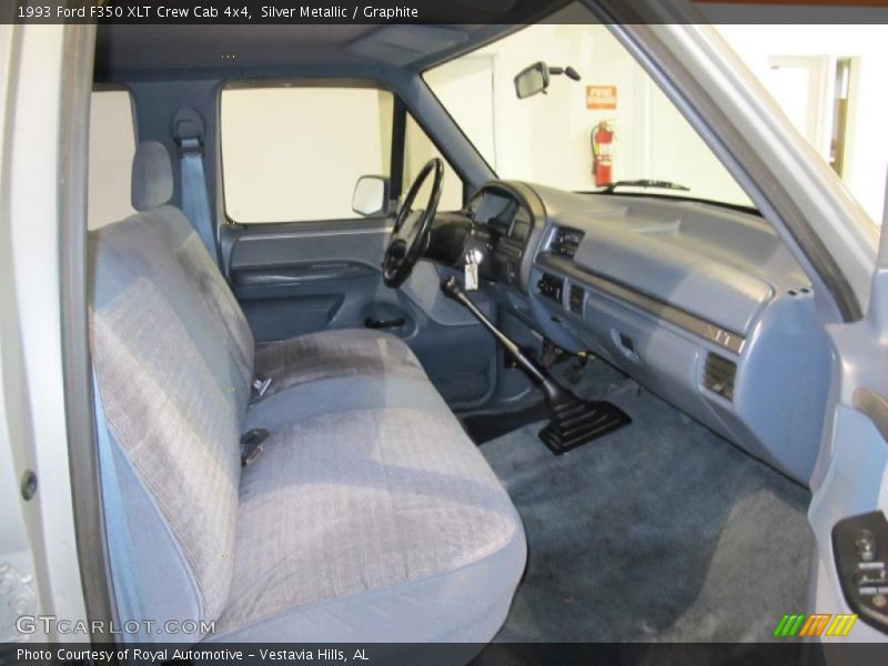  1993 F350 XLT Crew Cab 4x4 Graphite Interior