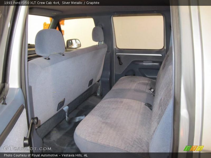  1993 F350 XLT Crew Cab 4x4 Graphite Interior