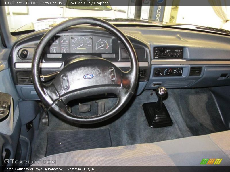  1993 F350 XLT Crew Cab 4x4 Graphite Interior