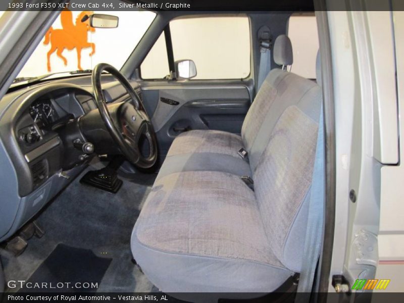  1993 F350 XLT Crew Cab 4x4 Graphite Interior