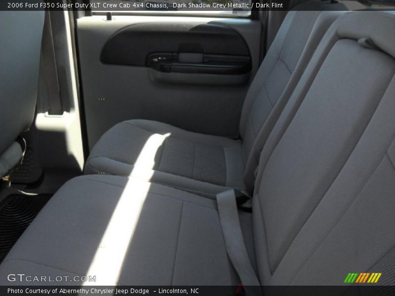 Dark Shadow Grey Metallic / Dark Flint 2006 Ford F350 Super Duty XLT Crew Cab 4x4 Chassis