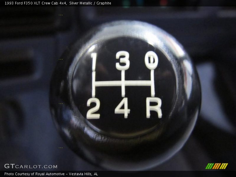 Silver Metallic / Graphite 1993 Ford F350 XLT Crew Cab 4x4
