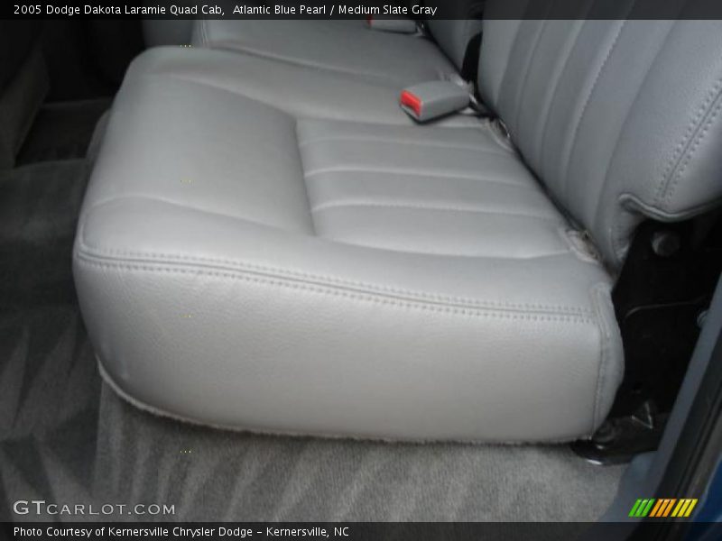 Atlantic Blue Pearl / Medium Slate Gray 2005 Dodge Dakota Laramie Quad Cab