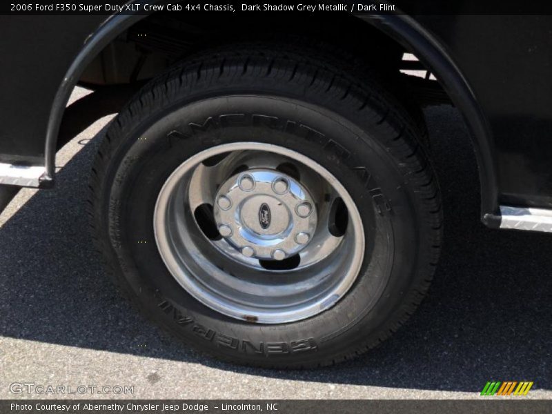 Dark Shadow Grey Metallic / Dark Flint 2006 Ford F350 Super Duty XLT Crew Cab 4x4 Chassis