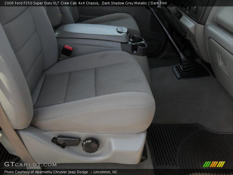 Dark Shadow Grey Metallic / Dark Flint 2006 Ford F350 Super Duty XLT Crew Cab 4x4 Chassis