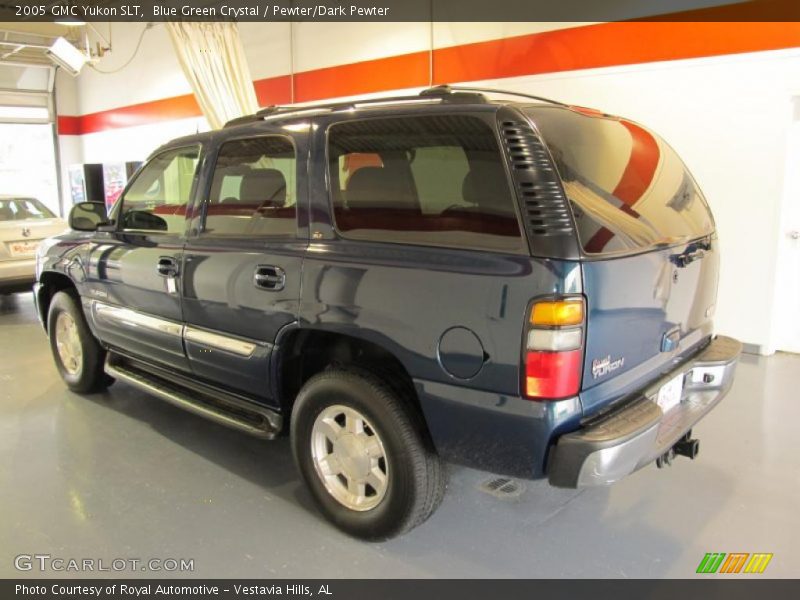 Blue Green Crystal / Pewter/Dark Pewter 2005 GMC Yukon SLT