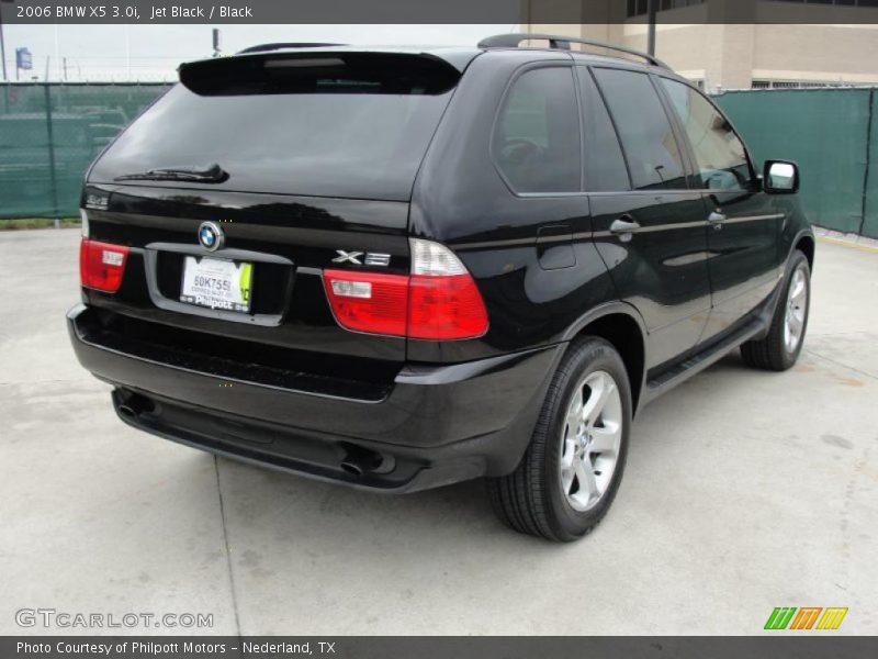 Jet Black / Black 2006 BMW X5 3.0i
