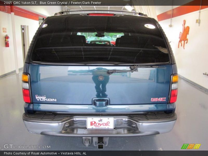 Blue Green Crystal / Pewter/Dark Pewter 2005 GMC Yukon SLT