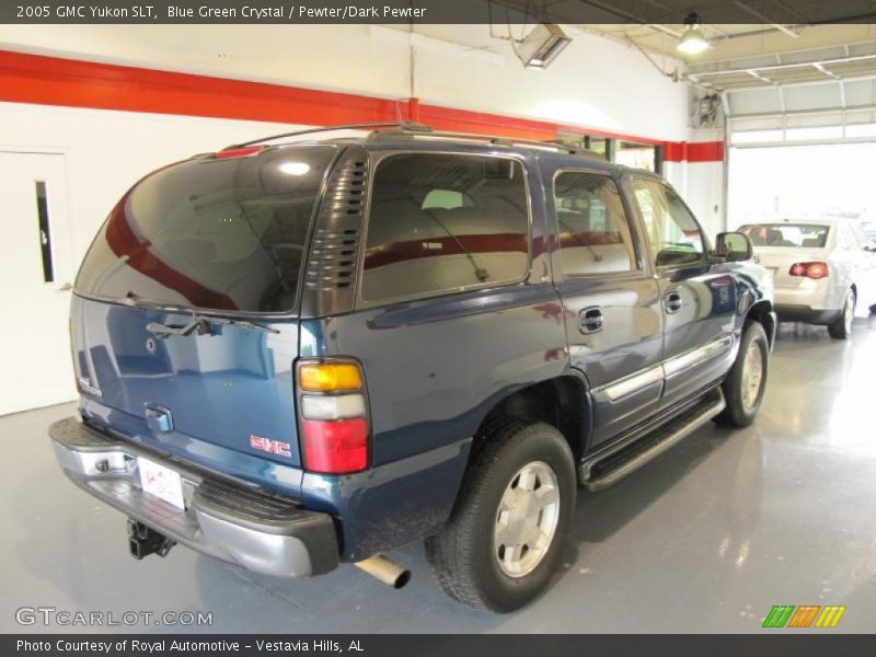 Blue Green Crystal / Pewter/Dark Pewter 2005 GMC Yukon SLT