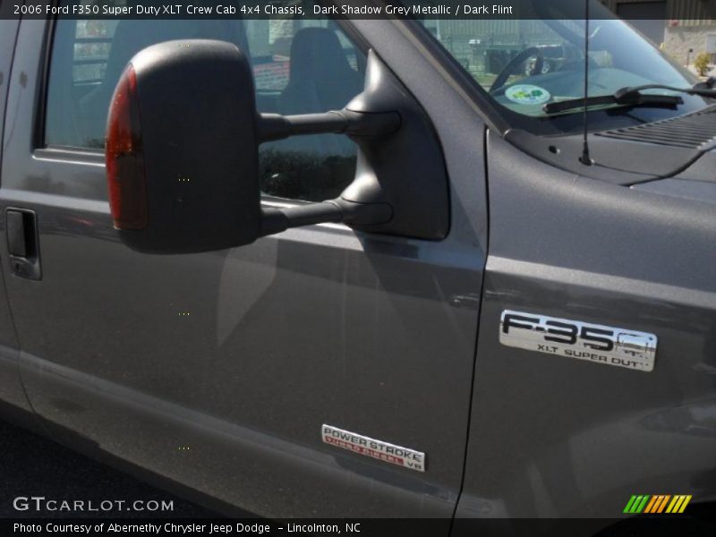 Dark Shadow Grey Metallic / Dark Flint 2006 Ford F350 Super Duty XLT Crew Cab 4x4 Chassis
