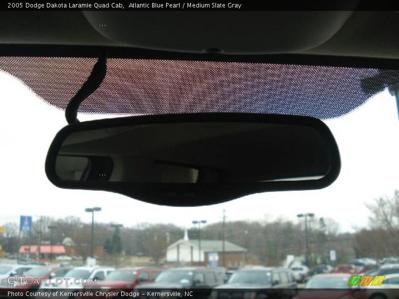 Atlantic Blue Pearl / Medium Slate Gray 2005 Dodge Dakota Laramie Quad Cab