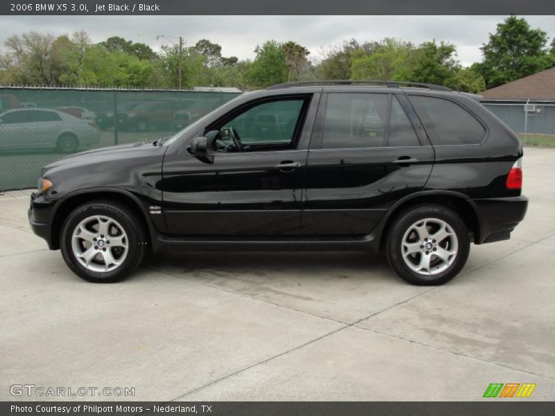 Jet Black / Black 2006 BMW X5 3.0i