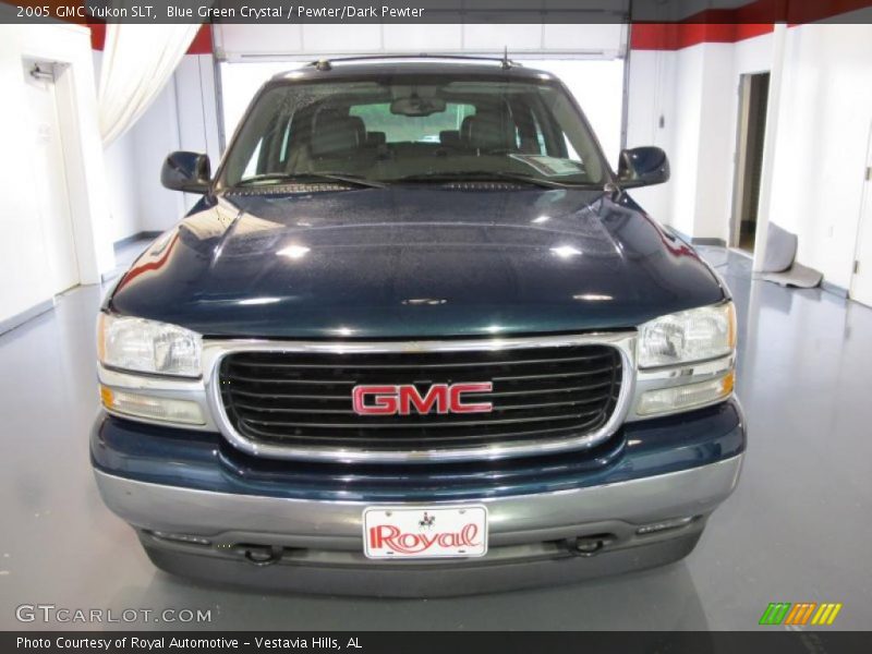 Blue Green Crystal / Pewter/Dark Pewter 2005 GMC Yukon SLT
