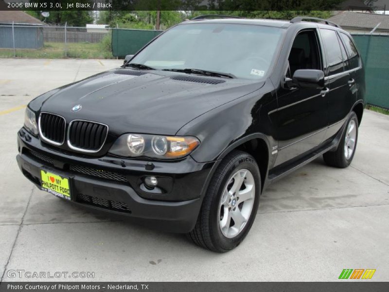 Jet Black / Black 2006 BMW X5 3.0i