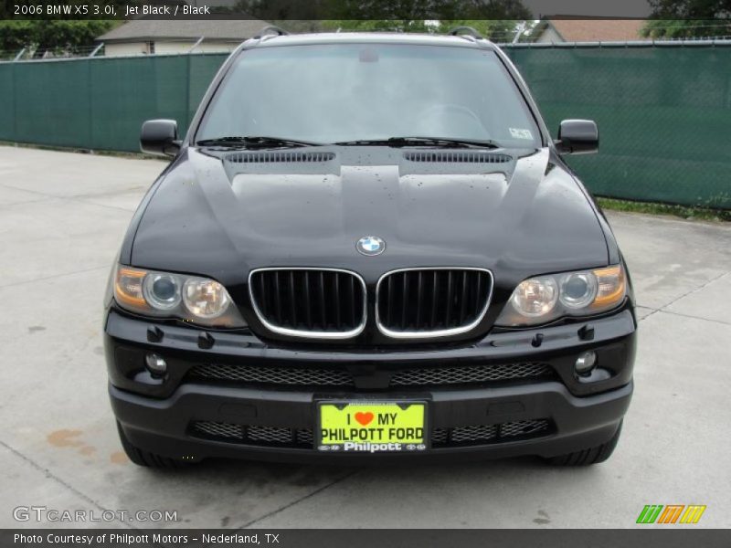 Jet Black / Black 2006 BMW X5 3.0i