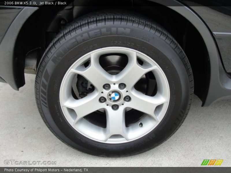 Jet Black / Black 2006 BMW X5 3.0i