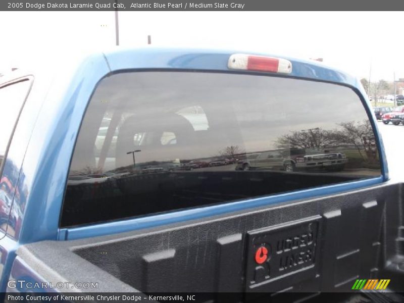 Atlantic Blue Pearl / Medium Slate Gray 2005 Dodge Dakota Laramie Quad Cab