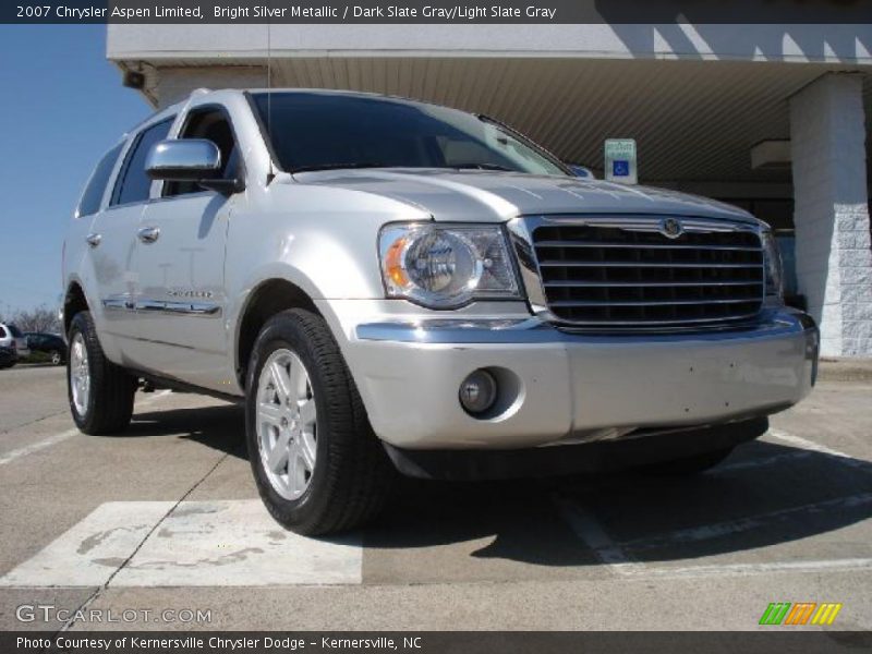 Bright Silver Metallic / Dark Slate Gray/Light Slate Gray 2007 Chrysler Aspen Limited