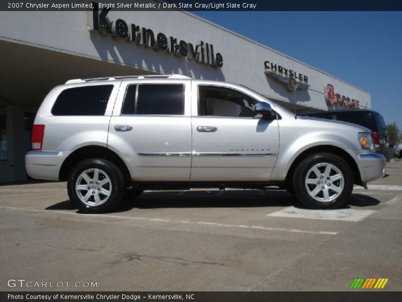 Bright Silver Metallic / Dark Slate Gray/Light Slate Gray 2007 Chrysler Aspen Limited
