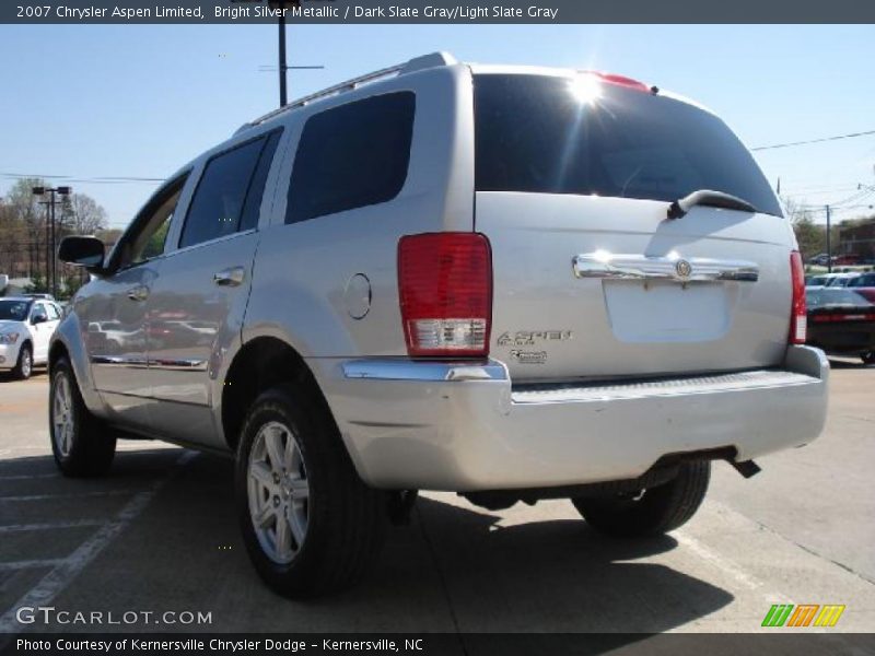 Bright Silver Metallic / Dark Slate Gray/Light Slate Gray 2007 Chrysler Aspen Limited