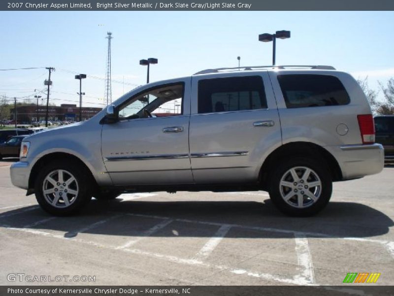 Bright Silver Metallic / Dark Slate Gray/Light Slate Gray 2007 Chrysler Aspen Limited