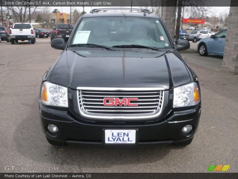Carbon Black Metallic / Light Gray 2008 GMC Envoy SLT 4x4