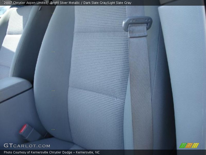 Bright Silver Metallic / Dark Slate Gray/Light Slate Gray 2007 Chrysler Aspen Limited