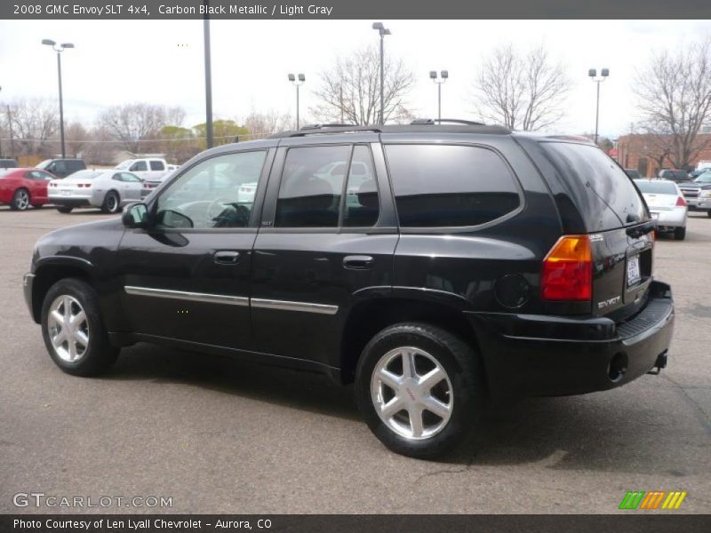 Carbon Black Metallic / Light Gray 2008 GMC Envoy SLT 4x4