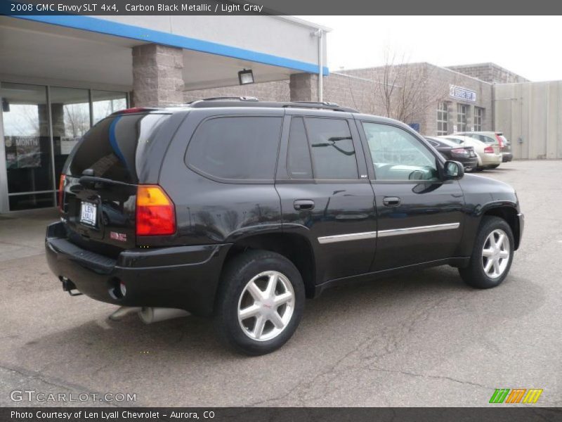 Carbon Black Metallic / Light Gray 2008 GMC Envoy SLT 4x4